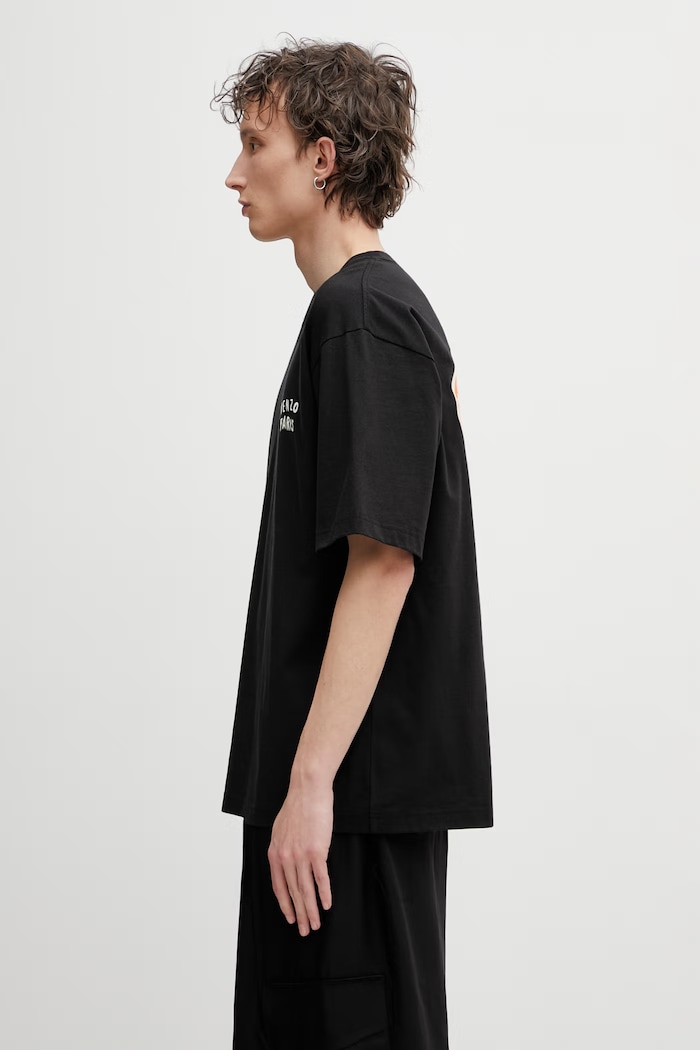 Kenzo GOTS KENZO BOKE HEART OVERSIZE t-shirt cotton Men's — photo 2