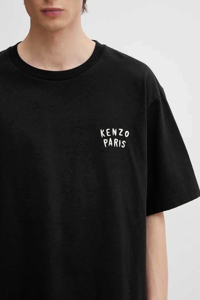 Kenzo GOTS KENZO BOKE HEART OVERSIZE t-shirt cotton Men's — photo 4