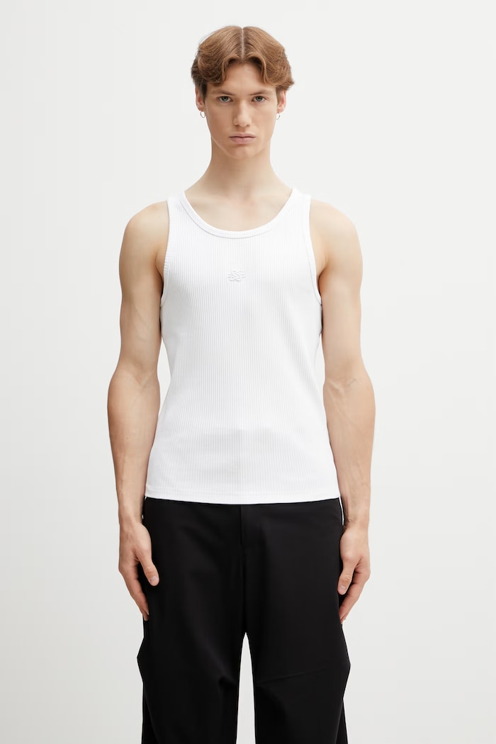 Filling Pieces Men's Ribbed top cotton with elastane