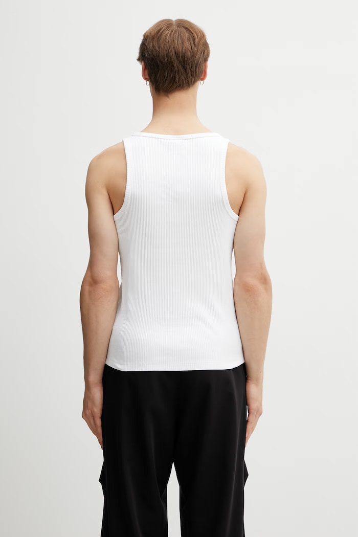 Filling Pieces Men's Ribbed top cotton with elastane — photo 3