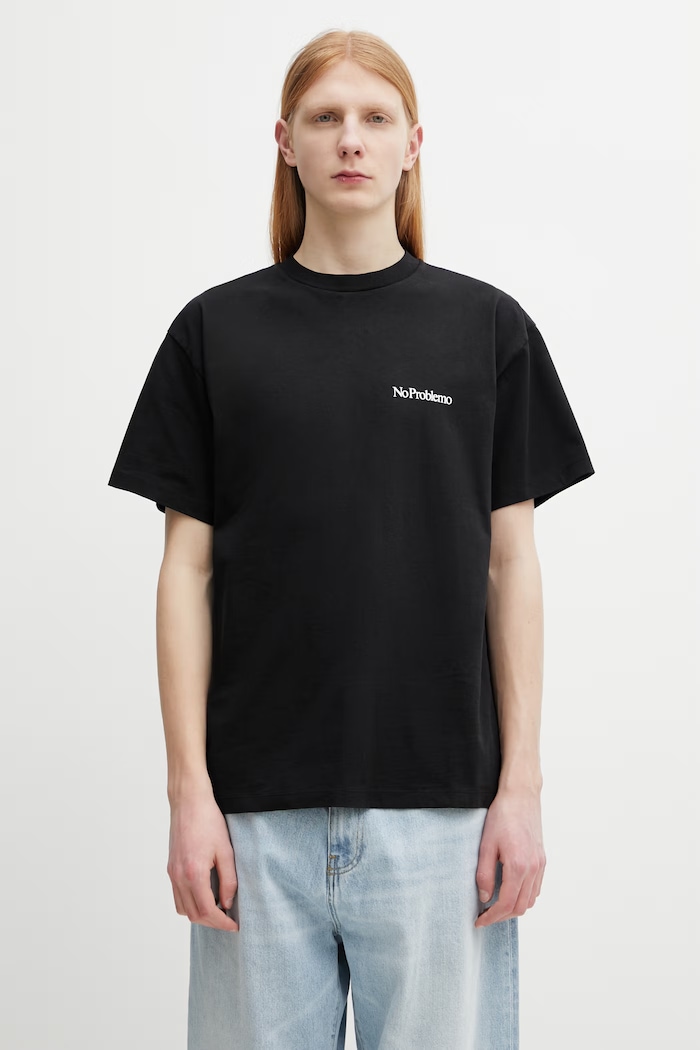 No Problemo Smile Away Men's cotton oversize t-shirt — photo 3