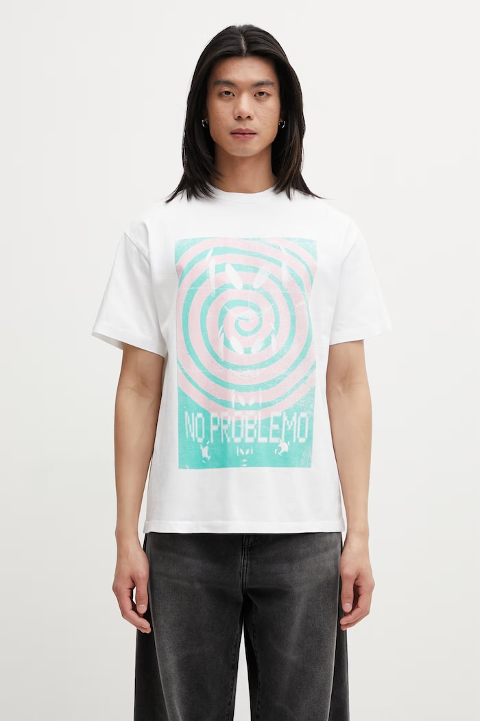No Problemo Spiral t-shirt cotton men's