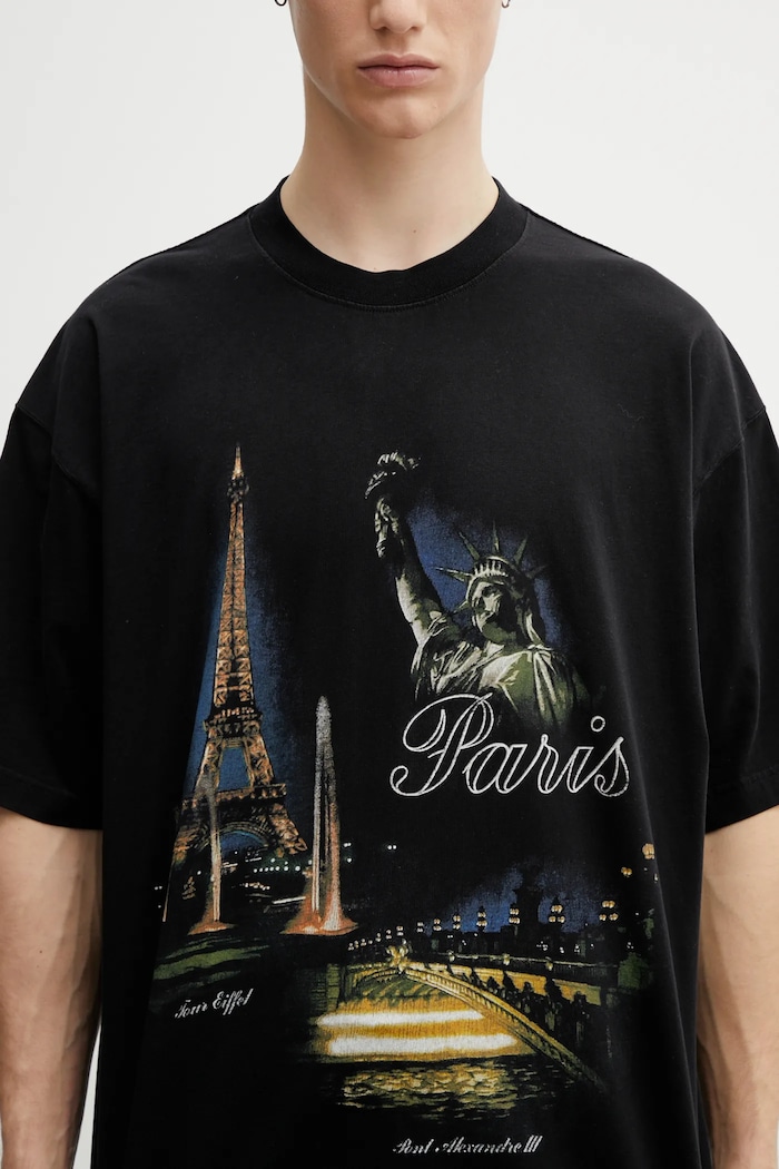 VETEMENTS cotton t-shirt Paris Tourist — photo 7