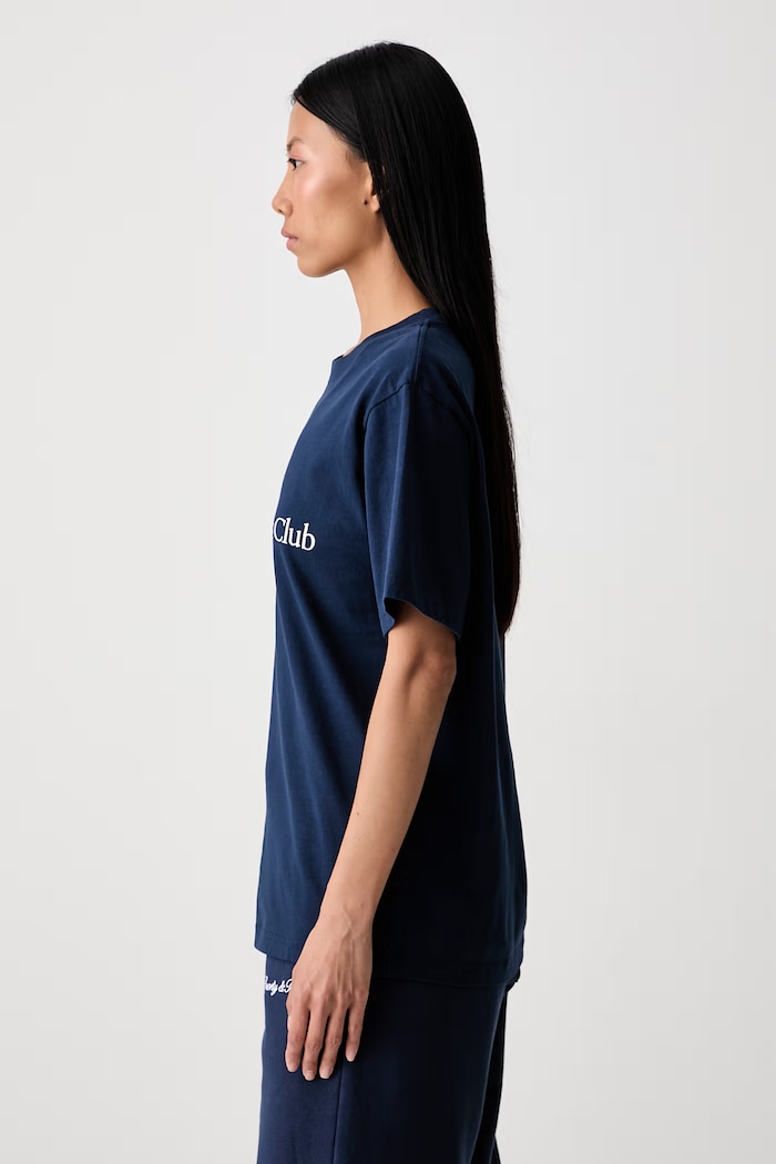Sporty & Rich H&W Crest t-shirt cotton — photo 4