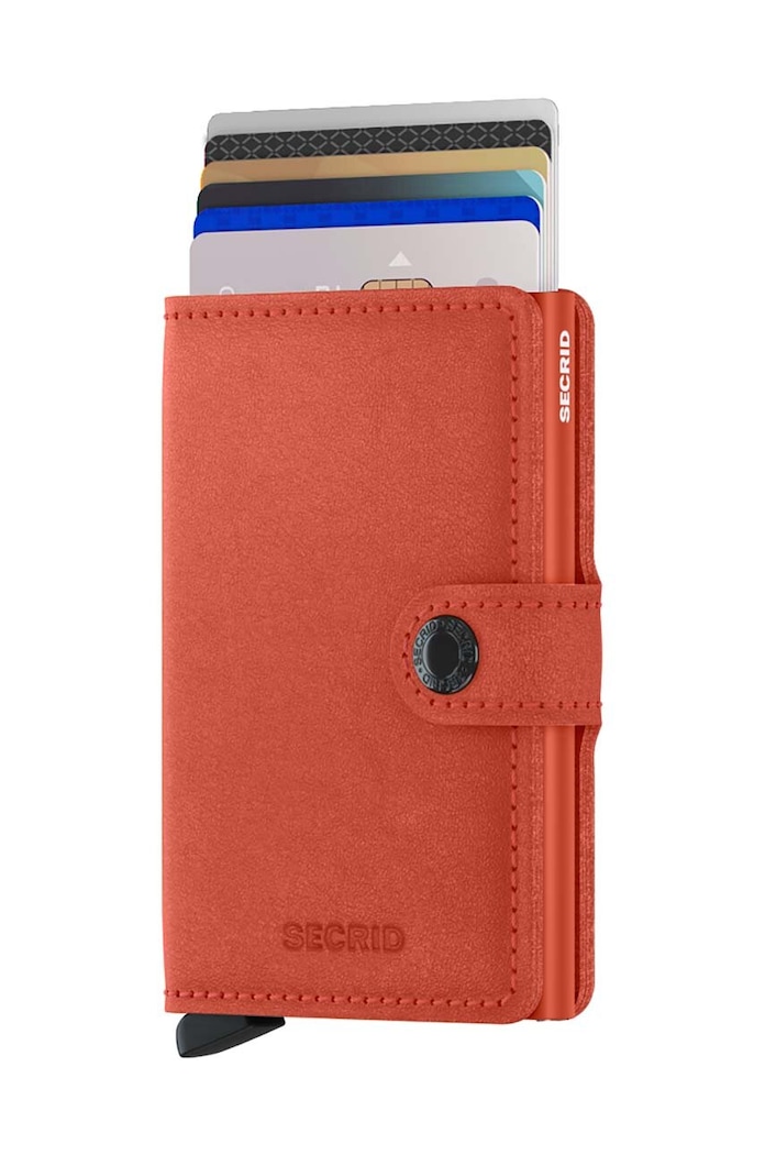 Secrid leather wallet Miniwallet Original Orange — photo 2