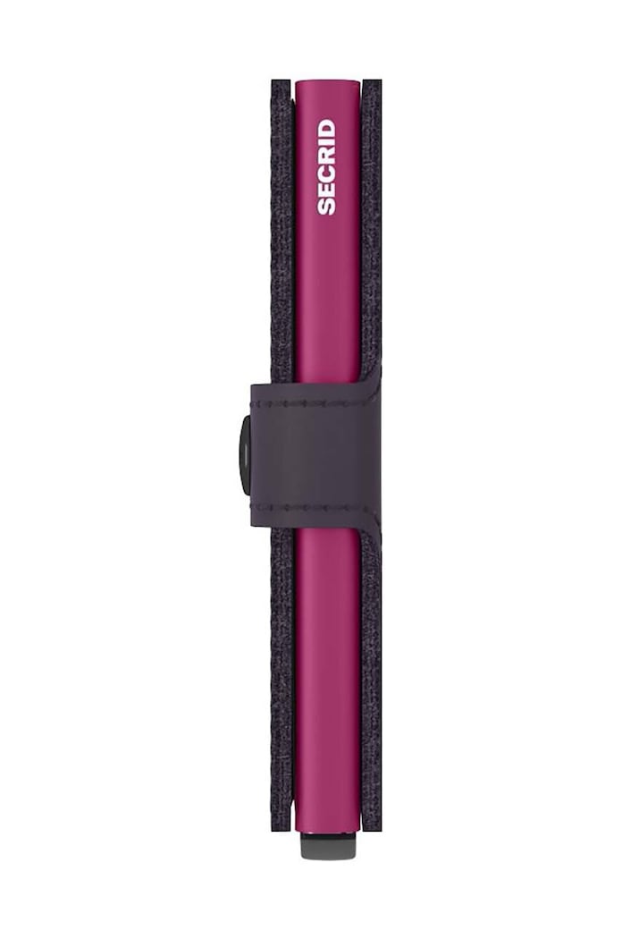Secrid leather wallet Miniwallet Matte Dark Purple-Fuchsia — photo 5